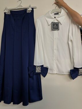 Two pieces skirt set